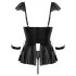 Cottelli Bondage - Spitzen Minikleid mit Handschellen (schwarz) - M