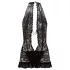 Cottelli - Halsband-Spitzen-Minikleid (schwarz) - XL