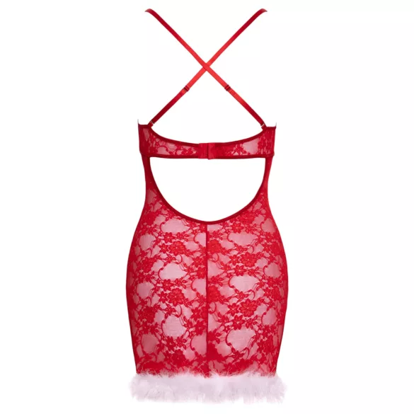 Cottelli - weihnachtliches Minikleid (rot)