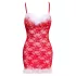 Cottelli - weihnachtliches Minikleid (rot) - L/XL