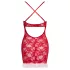 Cottelli - weihnachtliches Minikleid (rot) - L/XL
