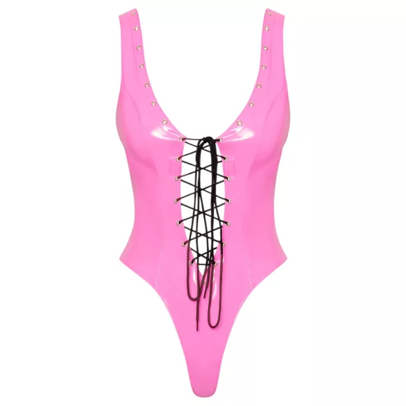 Black Level - Lack-Body für Damen (pink) - M