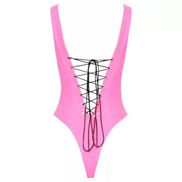 Black Level - Lack-Body für Damen (pink) - M