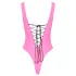 Black Level - Lack-Body für Damen (pink) - M