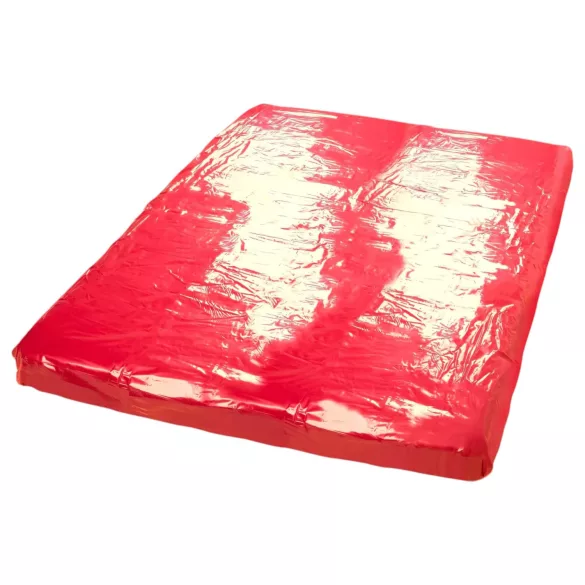 Lack-Bettlaken - 200x220cm (rot)