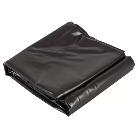 Lack-Laken - superweich - 200x230cm (schwarz)