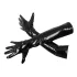 Black Level - Glänzende Lackhandschuhe (schwarz) - M