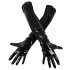 Black Level - Glänzende Lackhandschuhe (schwarz) - M