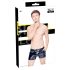 Black Level - Herren Lack-Shorts mit Seitentaschen (schwarz) - L