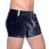 Black Level - Herren Lack-Shorts mit Seitentaschen (schwarz) - L