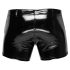 Black Level - Herren Lack-Shorts mit Seitentaschen (schwarz) - L