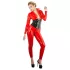Late X Damen-Overall mit langen Ärmeln (rot)