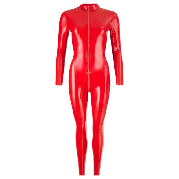 LATEX - Langarm Damen Overall (Rot) - M