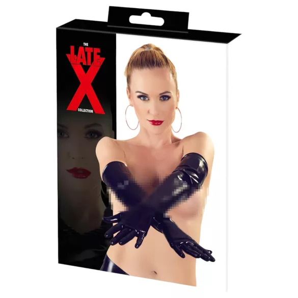 Late X langer, unisex Handschuh (schwarz) - XL