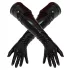 Late X langer, unisex Handschuh (schwarz) - XL