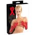LATEX - Lange, unisex Handschuhe (rot) - M