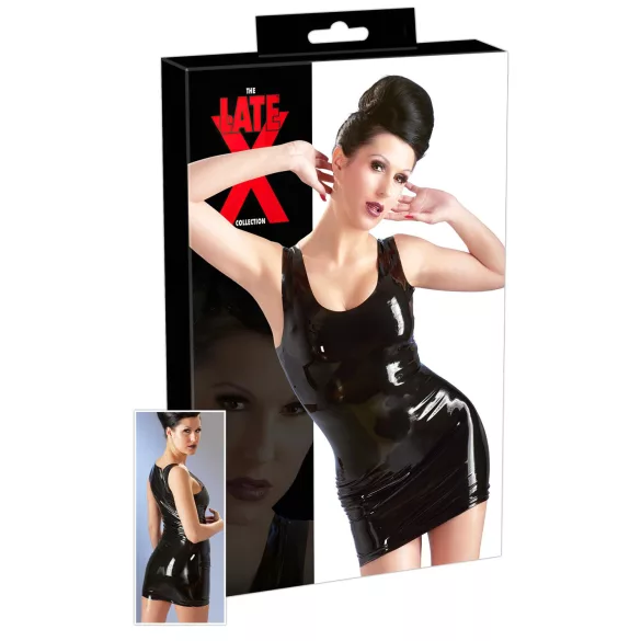 Late X ärmelloses Minikleid (schwarz) - L