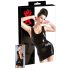 LATEX - Ärmelloses Minikleid (Schwarz) - L