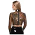 Latex X durchsichtiges Latex-Oberteil (transparent-schwarz)