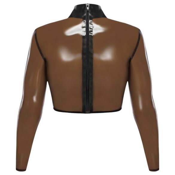 LATEX - transparenter Latex-Top (transparent-schwarz) - M