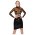 LATEX - transparenter Latex-Top (transparent-schwarz) - L
