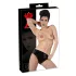 Latex Damen-Slip mit integriertem Dildo (schwarz)