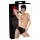 Latex Damen-Slip mit integriertem Dildo (schwarz) - L