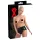 Latex Damen-Slip mit Kondom (schwarz) - XL