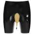 LATEX - Latex-Pinkelhose mit Ablassöffnung (schwarz)