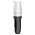 Leopard Bellucci 360 - rotierender-vibrierender Masturbator (transparent-schwarz)
