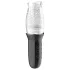 Leopard Bellucci 360 - rotierender-vibrierender Masturbator (transparent-schwarz)