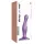 Strap-on-me Curvy S - gewellter Dildo mit Saugnapf (lila)