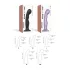 Strap-on-me P&G L - Gebogener Saugnapf-Dildo (schwarz)
