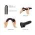 Strap-on-me M - Zweischichtiger Saugnapf-Dildo (Schwarz)