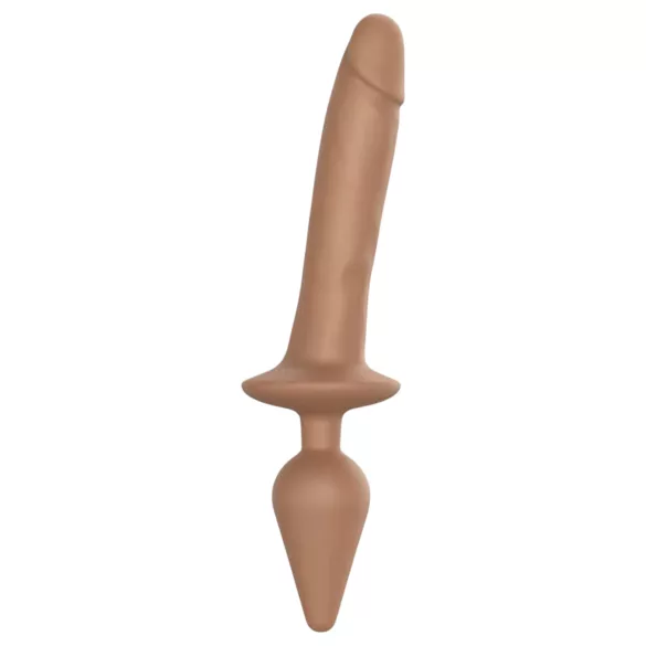Strap-on-me Switch Realistic L - 2-in-1 Silikon-Dildo (natur)