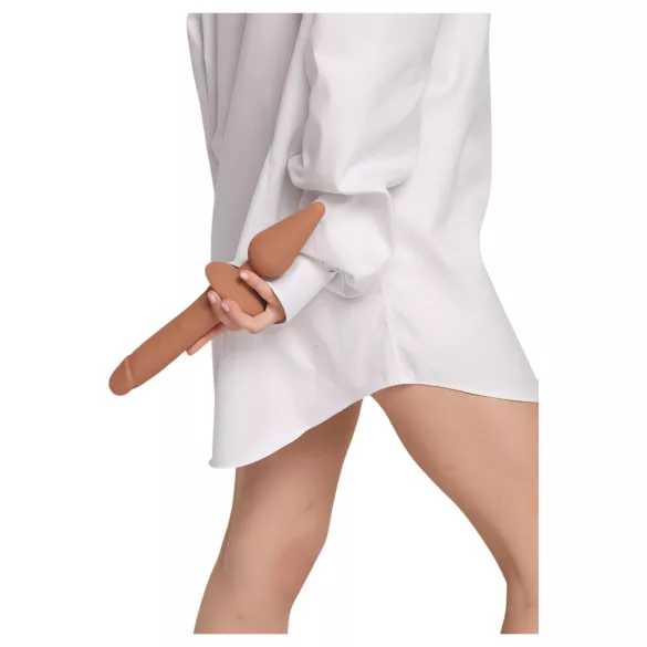 Strap-on-me Switch Realistic L - 2-in-1 Silikon-Dildo (natur)