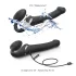 Strap-on-me S - aufschnallbarer Luftstoß-Vibrator - (schwarz)