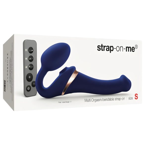 Strap-on-me S - anlegbarer, luftwellen Vibrator - (blau)