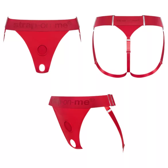 Strap-on-me - Unterteil für Dildo - XS-XXL (rot)
