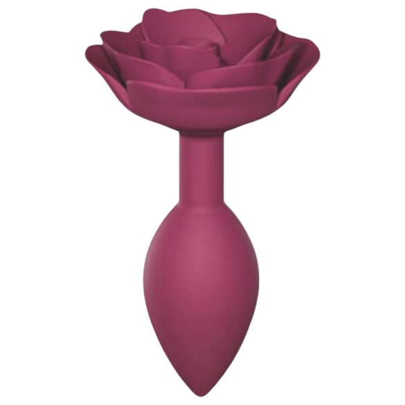 Love to Love Offene Rosen M - Silikon Analplug (Rot)