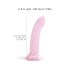 Dildolls Starlight - Sternen-Dildo mit Saugnapf (Pink)
