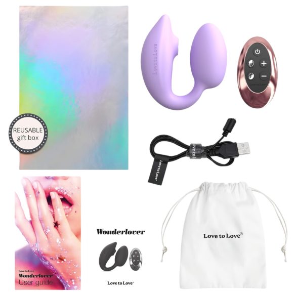 Love to Love Wonderlover - G-Punkt & Klitoris Vibrator (lila)