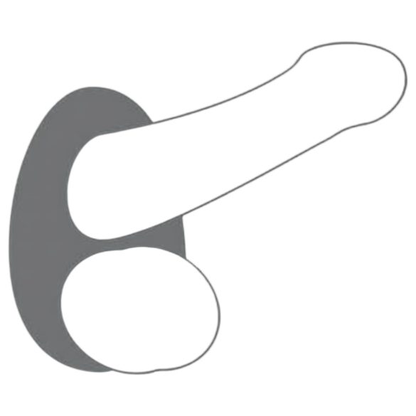 Dorcel Liquid-Soft Teardrop - Penisring (grau)