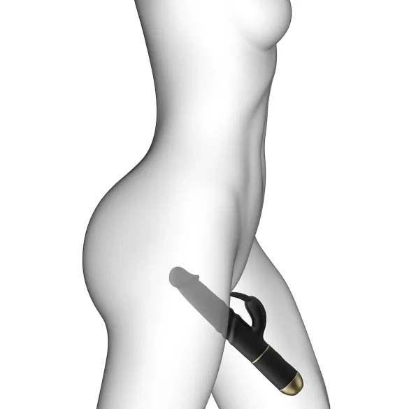 Dorcel Furious Rabbit 2.0 - Stoßender Klitorisstimulator (schwarz)