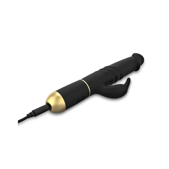Dorcel Furious Rabbit 2.0 - Stoßender Klitorisstimulator (schwarz)