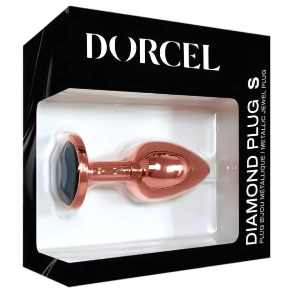 Dorcel Diamond Plug S - Aluminium-Analplug - klein (roségold)