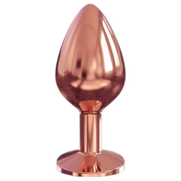 Dorcel Diamant Plug M - Aluminium Analkugel (Roségold)