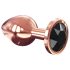 Dorcel Diamant Plug M - Aluminium Analkugel (Roségold)