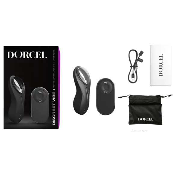 Dorcel Discreet Vibe + - Akku-Klitorisvibrator, radio (schwarz)