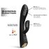 Dorcel Flexi Rabbit - Wärmender Klitorisstimulator-Vibrator (schwarz)